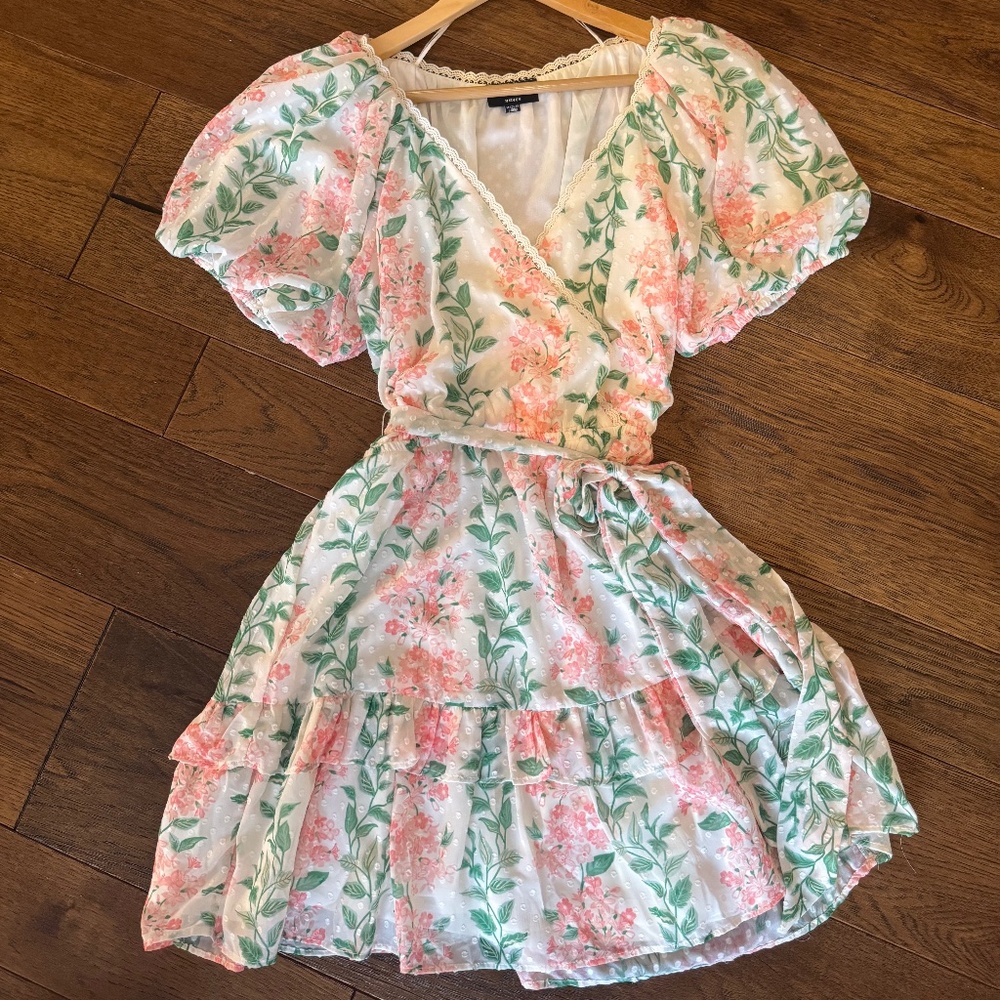 Vici summer tie waist dress